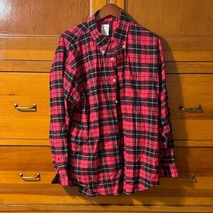 Brooks Brothers Red and Black Checkered Shirt